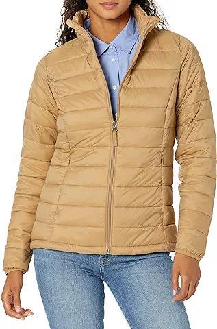 Amazon Women's Lightweight Long-Sleeve Water-Resistant Puffer Jacket